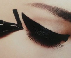 Eye make-up with felt-tip pen! Eyeliner Maybelline Master Graphic.