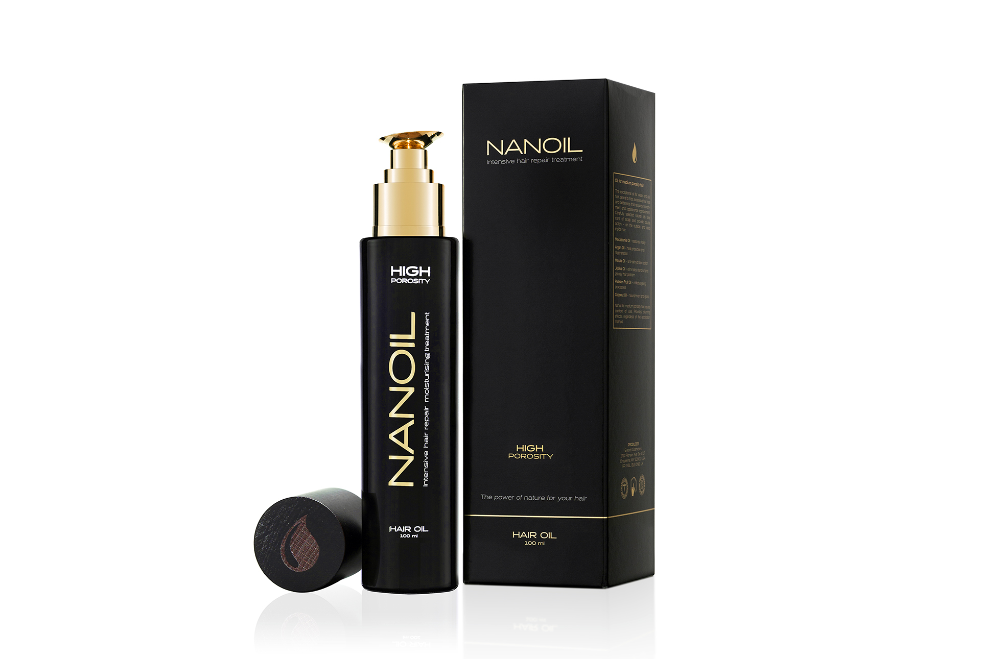 Nanoil Hair Oil – Targets each hair porosity type